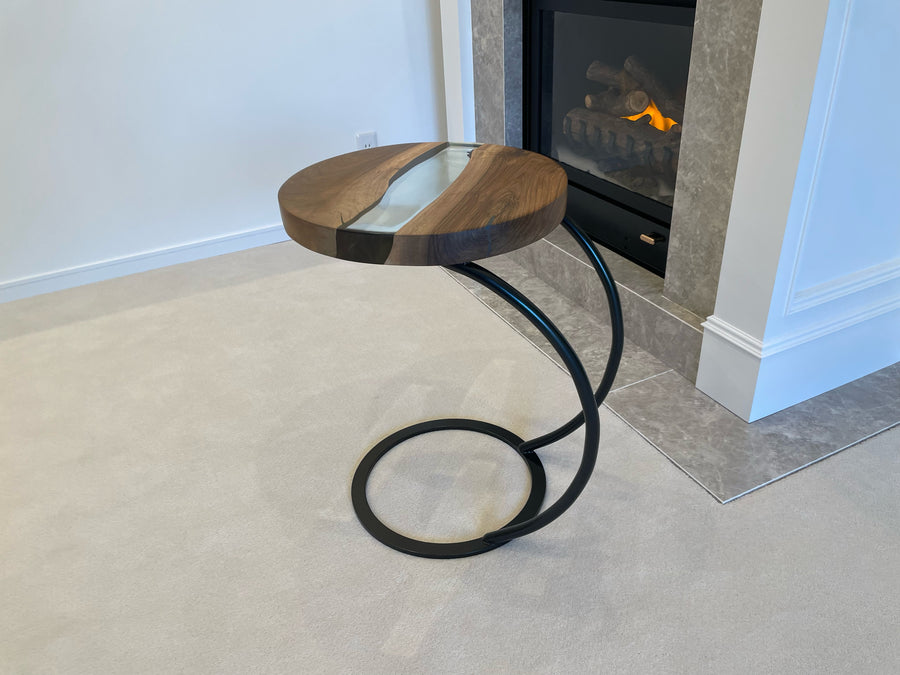 海外製ソファに合わせるレジンテーブル。Y様